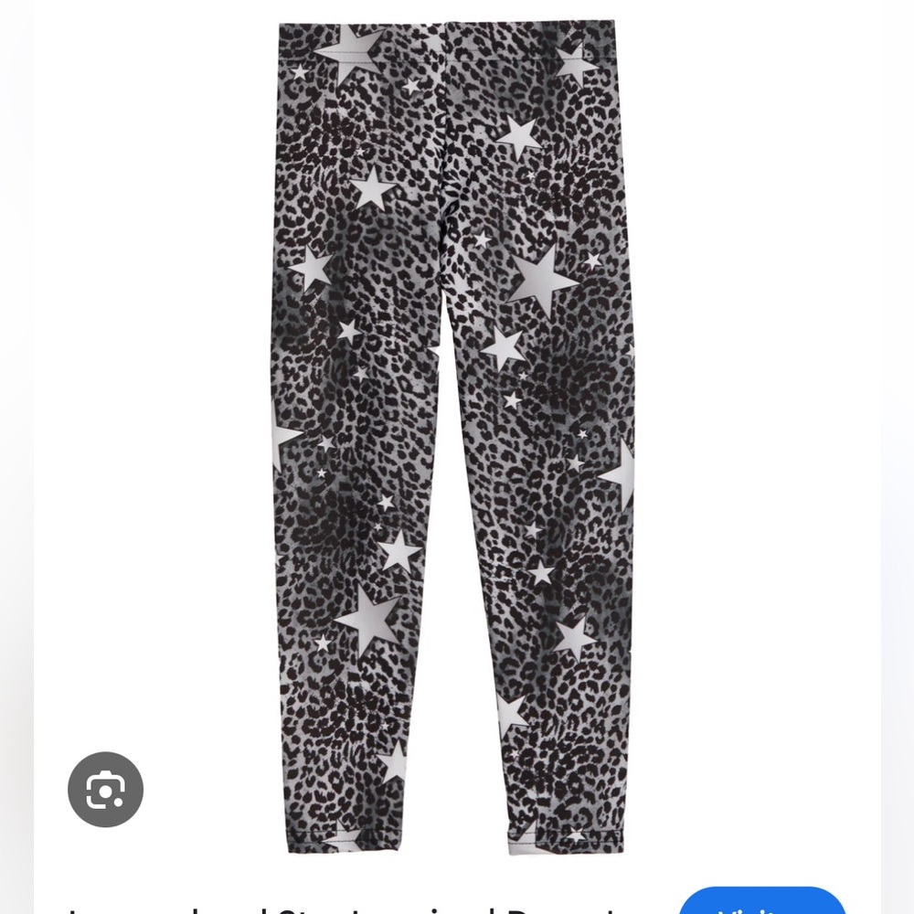 Dori Creations Leopard Print Leggings with Star Pattern